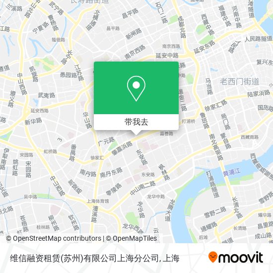 维信融资租赁(苏州)有限公司上海分公司地图