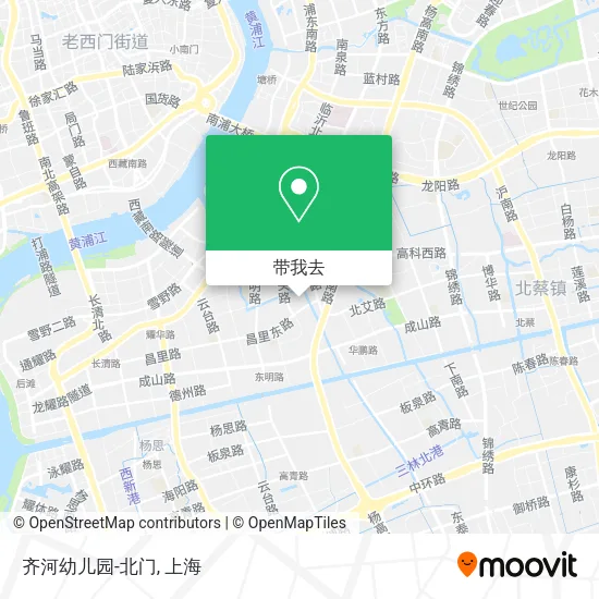 齐河幼儿园-北门地图