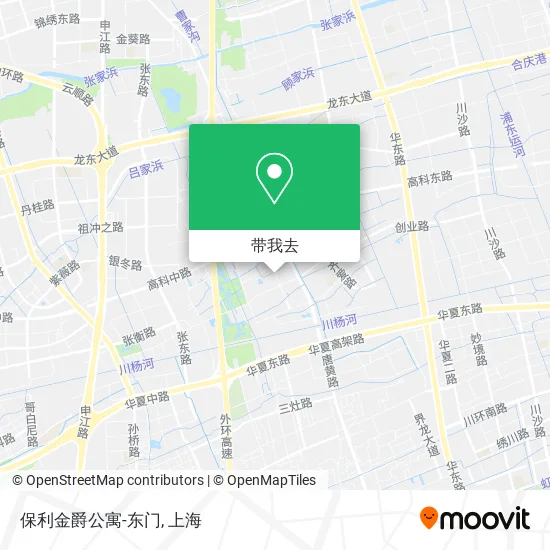 保利金爵公寓-东门地图