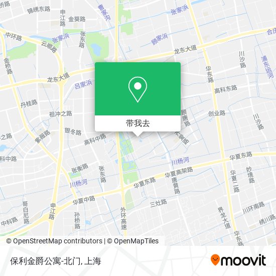 保利金爵公寓-北门地图