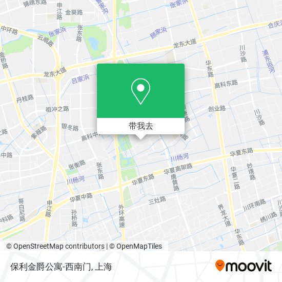 保利金爵公寓-西南门地图