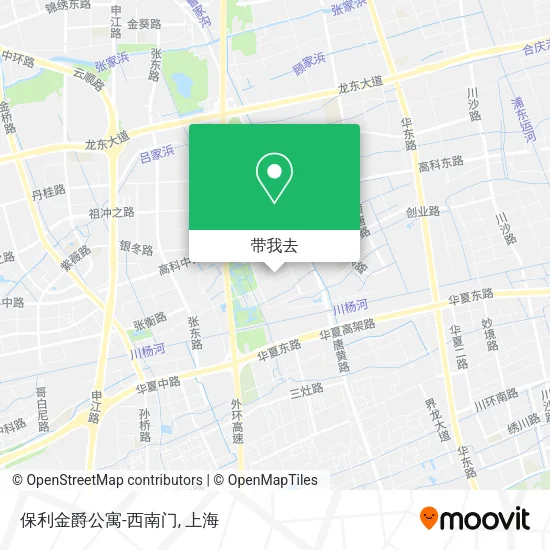 保利金爵公寓-西南门地图