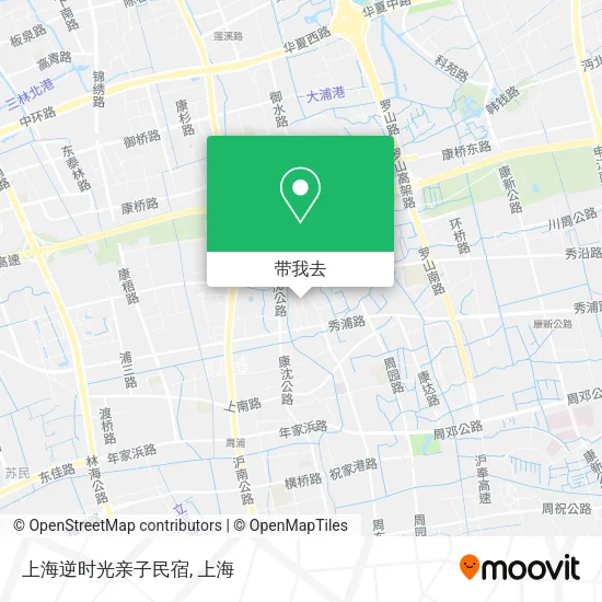 上海逆时光亲子民宿地图