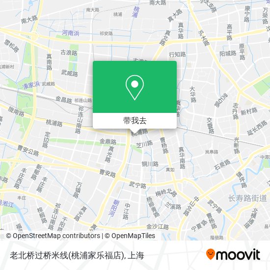 老北桥过桥米线(桃浦家乐福店)地图