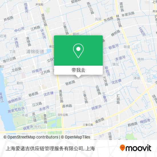 上海爱递吉供应链管理服务有限公司地图