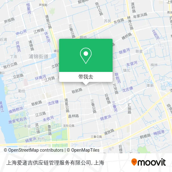 上海爱递吉供应链管理服务有限公司地图
