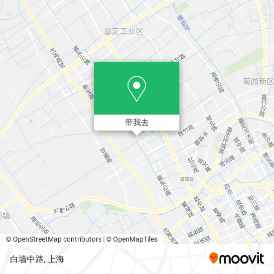 白墙中路地图