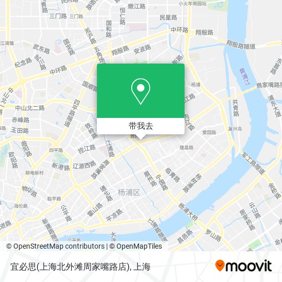 宜必思(上海北外滩周家嘴路店)地图