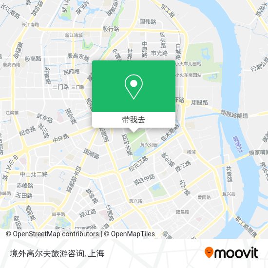 境外高尔夫旅游咨询地图