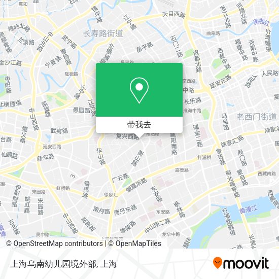 上海乌南幼儿园境外部地图