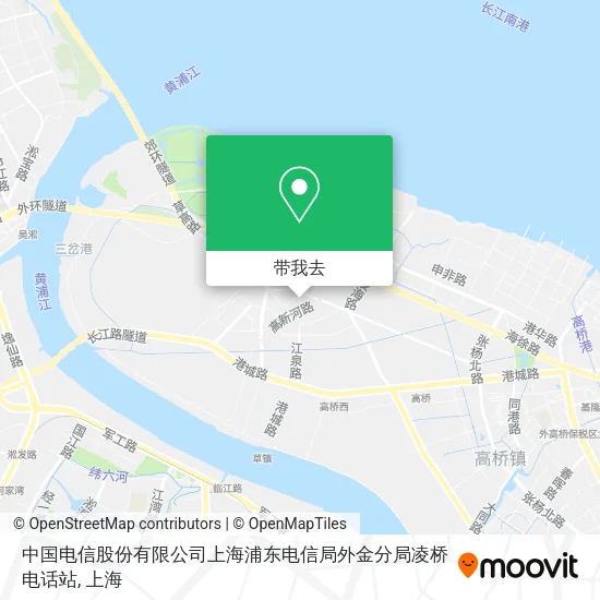 中国电信股份有限公司上海浦东电信局外金分局凌桥电话站地图