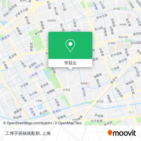 工博字画裱画配框地图