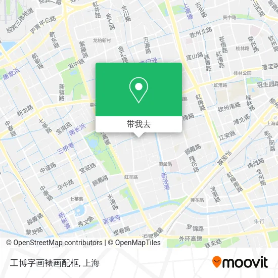 工博字画裱画配框地图