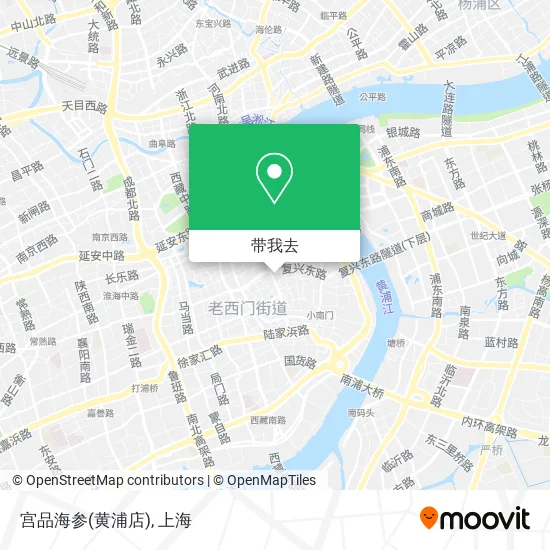 宫品海参(黄浦店)地图