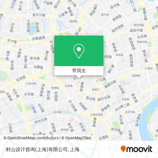 村山设计咨询(上海)有限公司地图