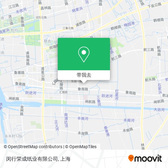 闵行荣成纸业有限公司地图