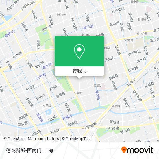 莲花新城-西南门地图