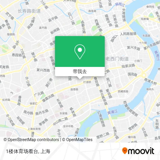 1楼体育场看台地图