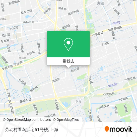 劳动村看鸟浜宅51号楼地图