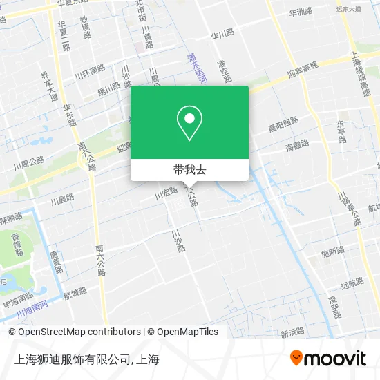 上海狮迪服饰有限公司地图