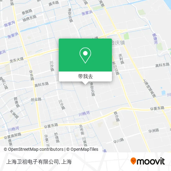 上海卫祖电子有限公司地图