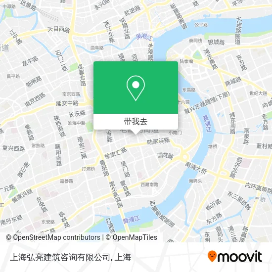 上海弘亮建筑咨询有限公司地图