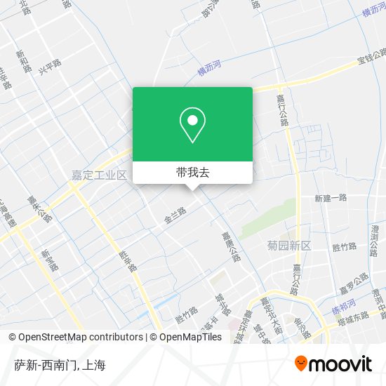 萨新-西南门地图