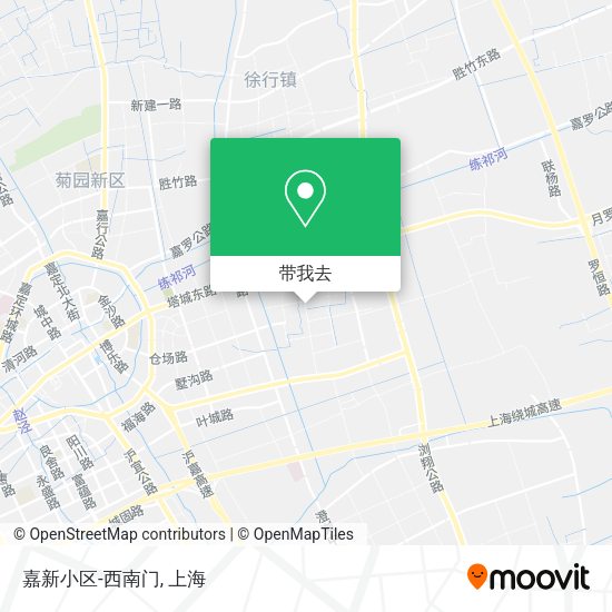 嘉新小区-西南门地图