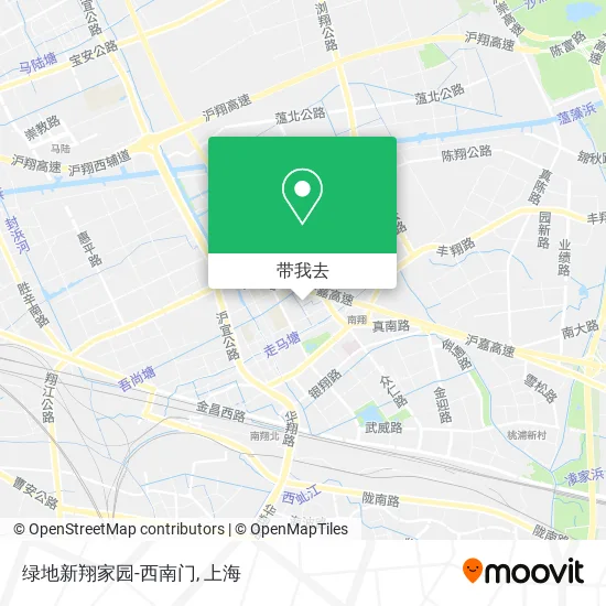 绿地新翔家园-西南门地图