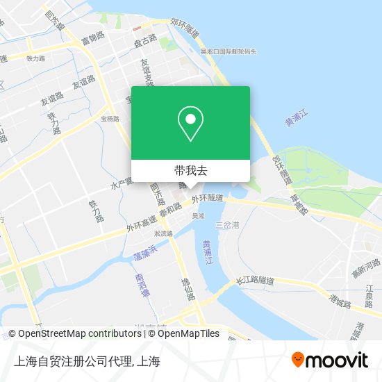 上海自贸注册公司代理地图