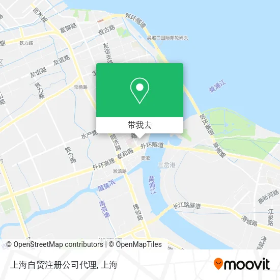 上海自贸注册公司代理地图