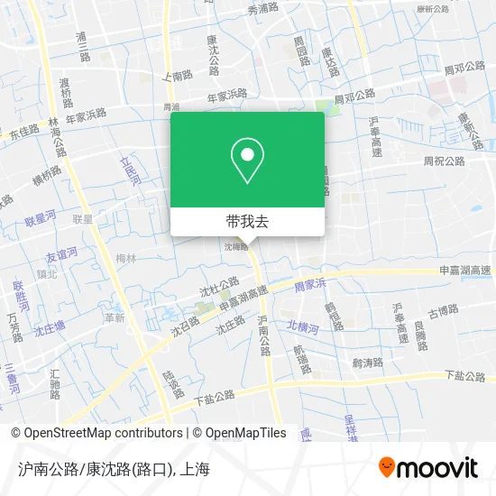 沪南公路/康沈路(路口)地图