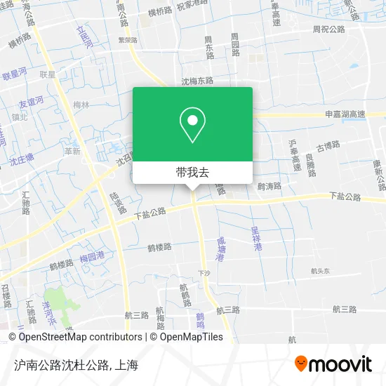 沪南公路沈杜公路地图