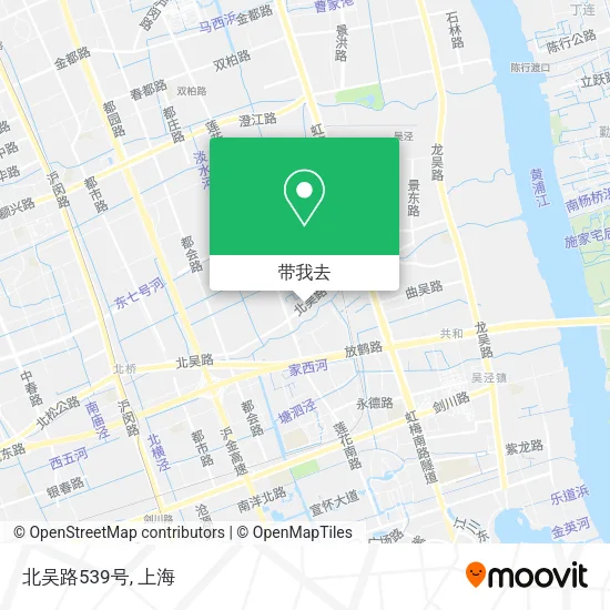 北吴路539号地图