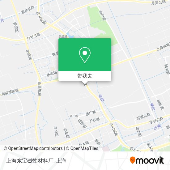 上海东宝磁性材料厂地图