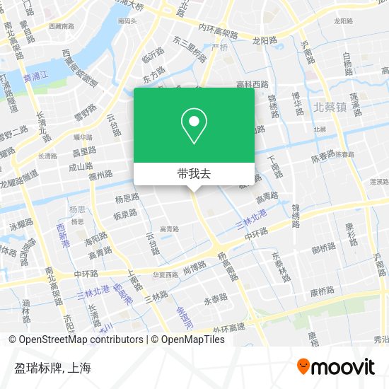 盈瑞标牌地图