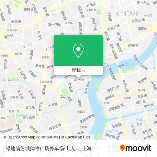 绿地缤纷城购物广场停车场-出入口地图