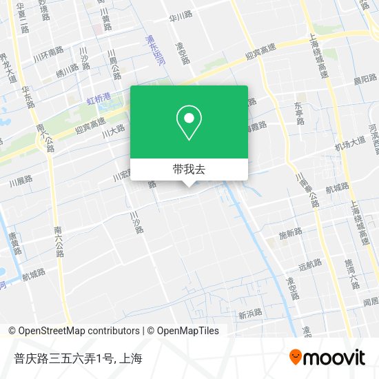 普庆路三五六弄1号地图