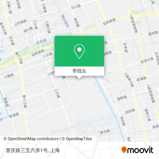 普庆路三五六弄1号地图