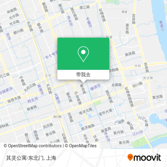 其灵公寓-东北门地图