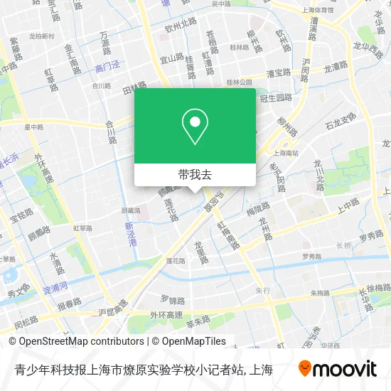 青少年科技报上海市燎原实验学校小记者站地图