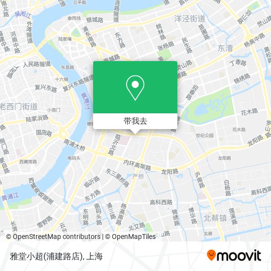 雅堂小超(浦建路店)地图