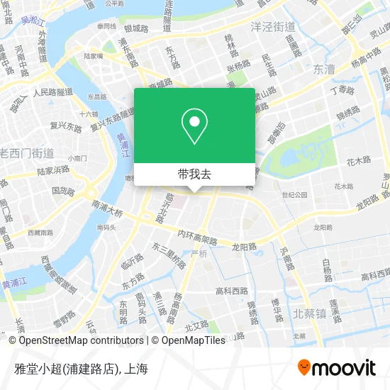 雅堂小超(浦建路店)地图