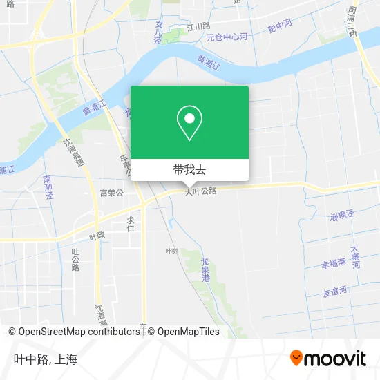 叶中路地图