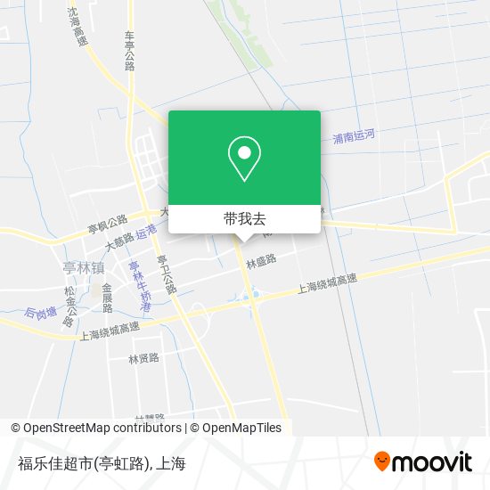福乐佳超市(亭虹路)地图