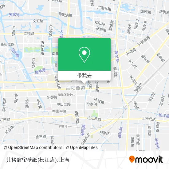 其格窗帘壁纸(松江店)地图