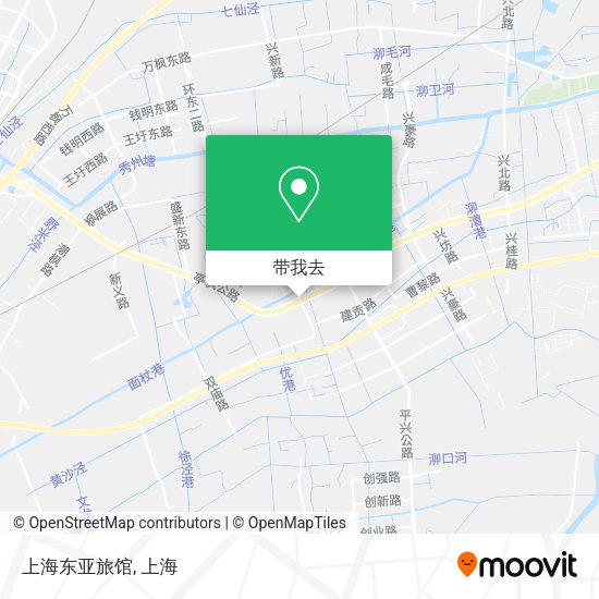 上海东亚旅馆地图