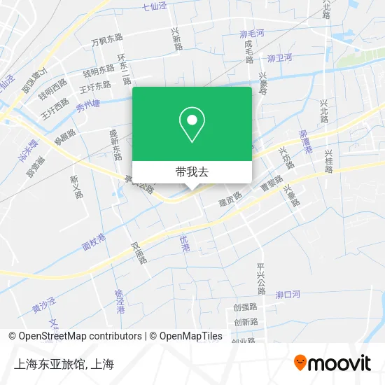 上海东亚旅馆地图