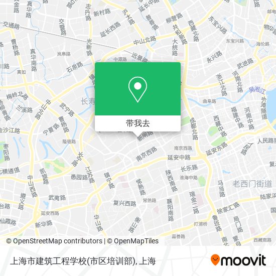 上海市建筑工程学校(市区培训部)地图