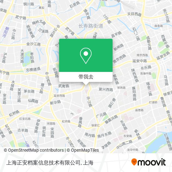 上海正安档案信息技术有限公司地图